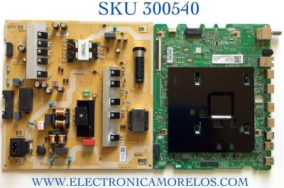 KIT DE TARJETAS PARA TV SAMSUNG MAIN BN94-15296Z / BN41-02749A / BN97-16593C / FUENTE BN44-01062A / L55E8_TSM / BN4401062A / PANEL CY-RT055FGLV3H / MODELO QN55Q70TAFXZA FB03